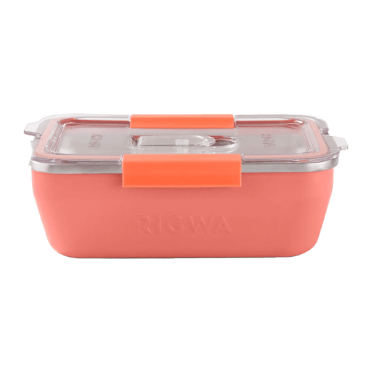 RIGWA REX TRAVEL LUNCH BOX 8X5 - CORAL