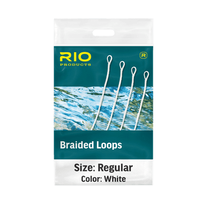 RIO BRAIDED LOOPS - WHITE REGULAR"