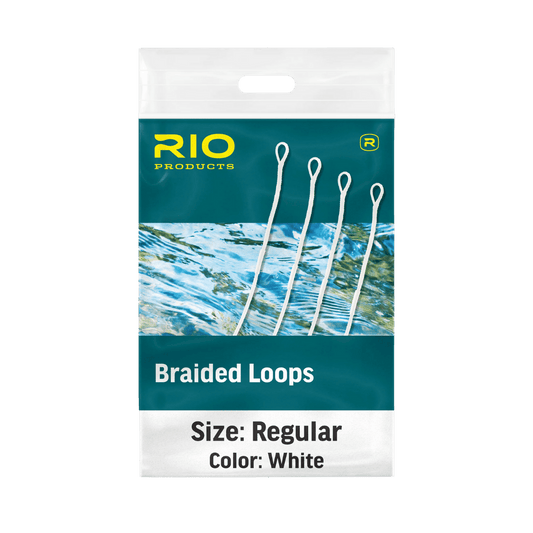 RIO BRAIDED LOOPS - WHITE REGULAR"