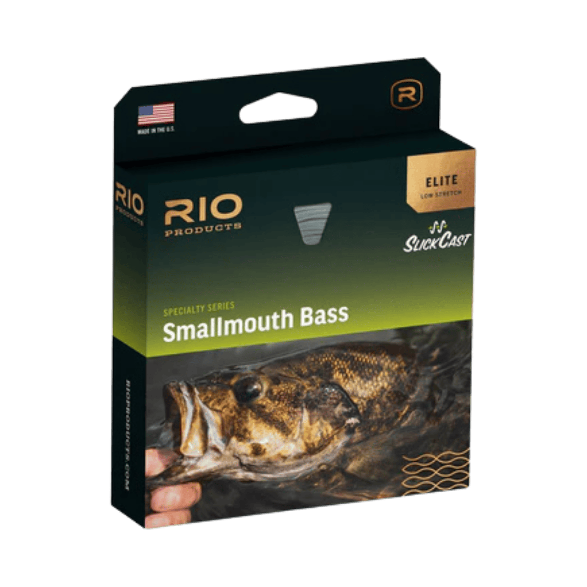 RIO ELITE SMALLMOUTH BASS - MOSS / CHARTREUSE/BEIGE - IN BOX