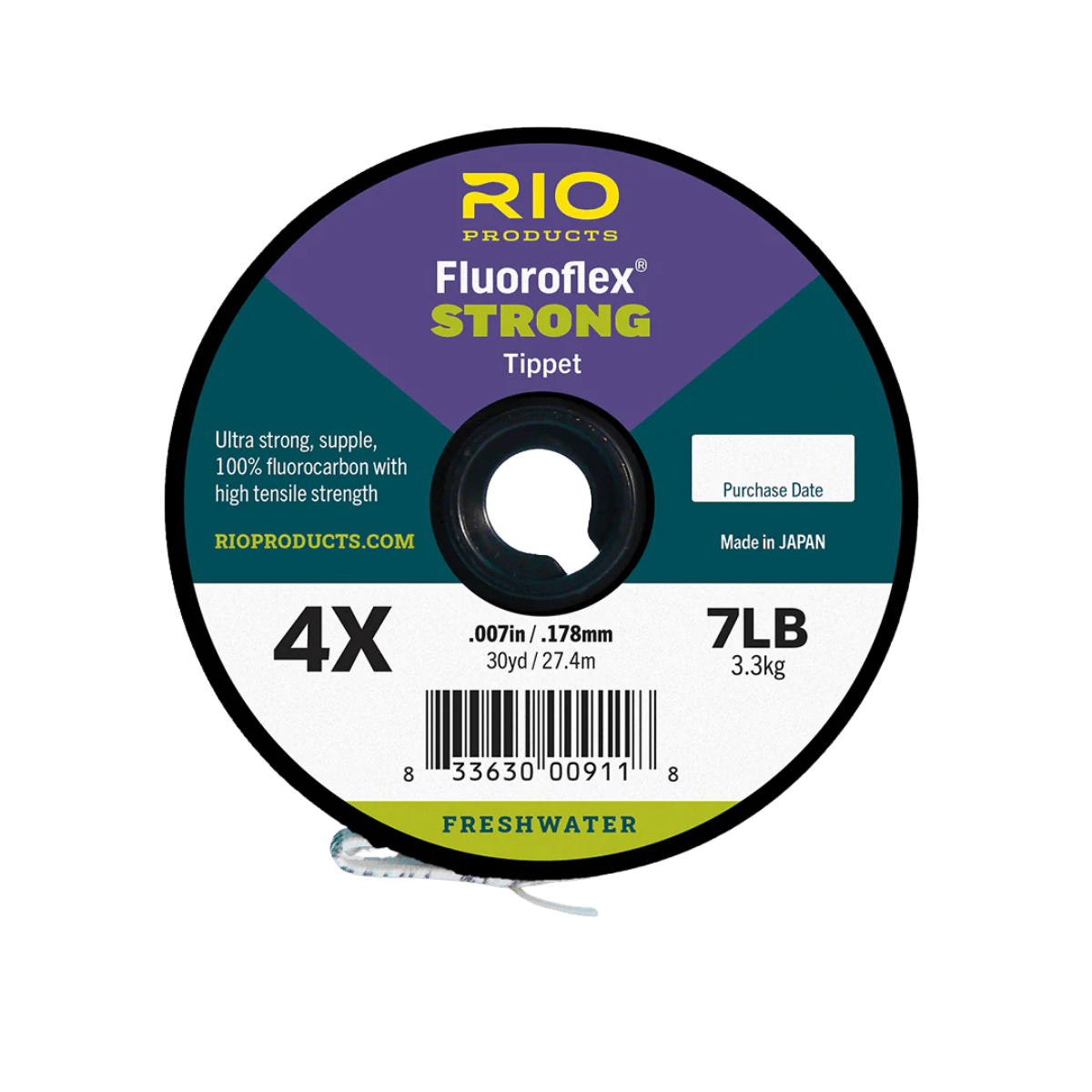 RIO FLUOROFLEX STRONG TIPPET 30 YARD - 4X"