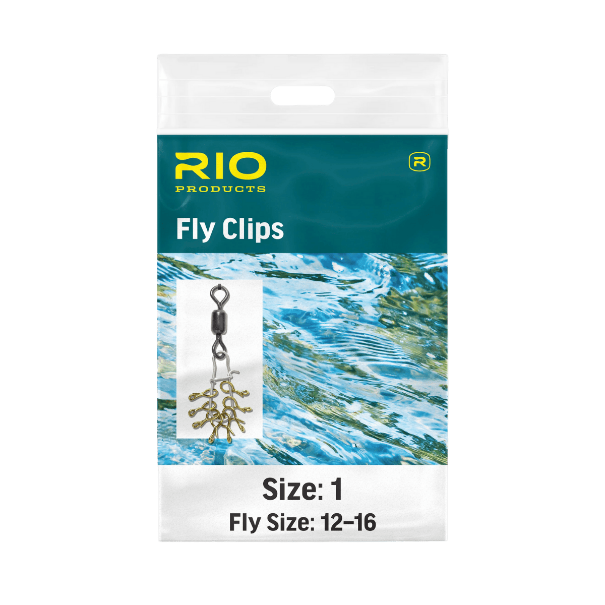 RIO FLY CLIP - BRONZE 10PACK" - FRONT VIEW