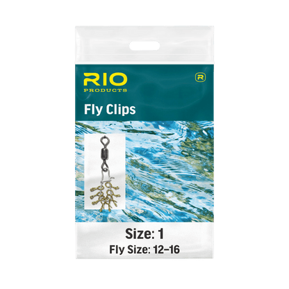 RIO FLY CLIP - BRONZE 10PACK" - FRONT VIEW