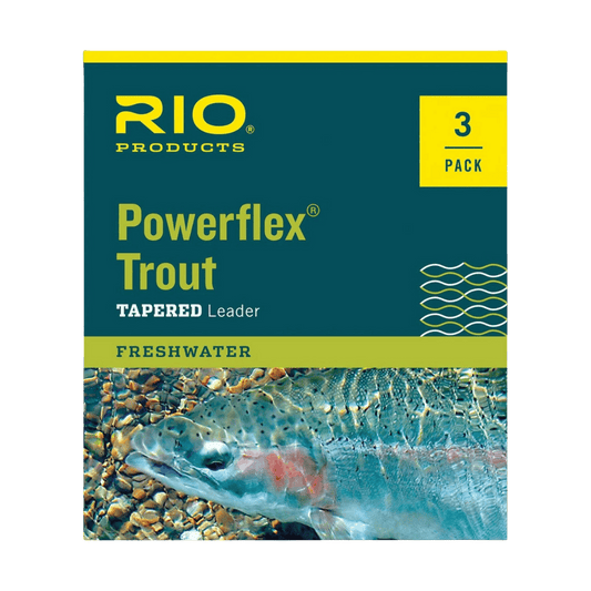 RIO POWERFLEX TROUT LEADERS - 3 PACK 4X"