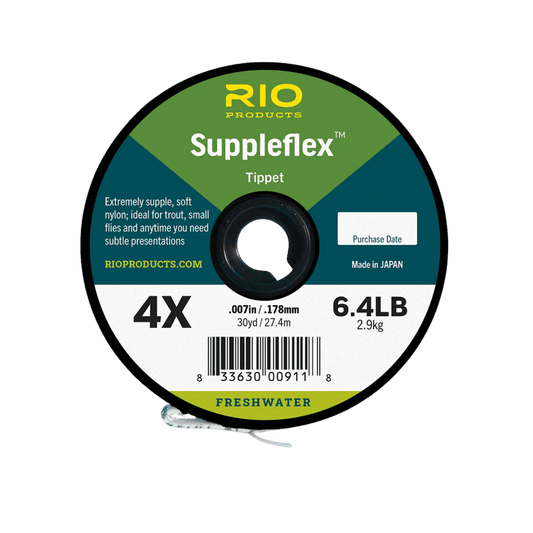 RIO SUPPLEFLEX TIPPET - 6X"