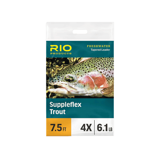 RIO SUPPLEFLEX TROUT LEADER - 9FT 4X"