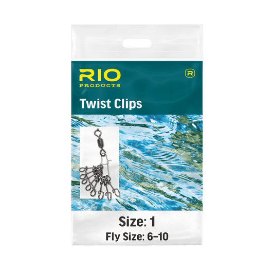 RIO TWIST CLIP BLACK 10PACK - 2" - FRONT