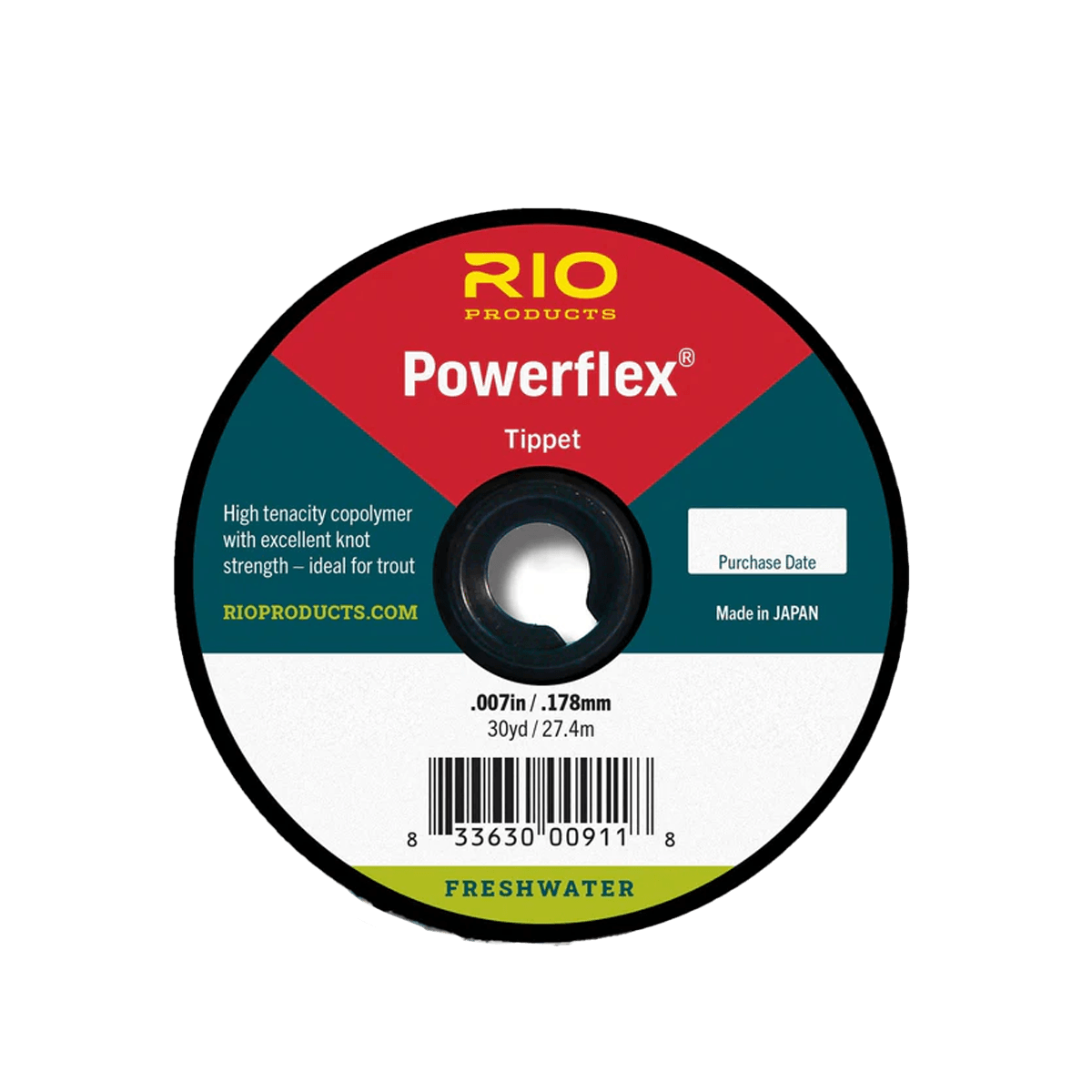 RIO POWERFLEX TIPPET 30 YARDS - 6X
