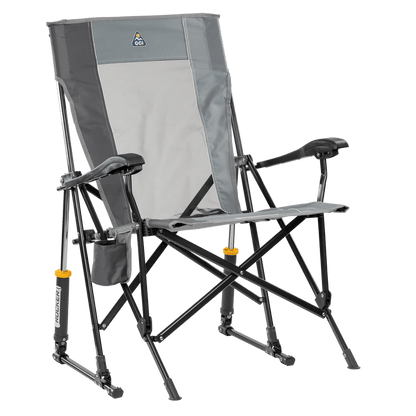 GCI OUTDOOR ROADTRIP ROCKER - MERCURY GRAY_FRONT SIDE ANGLE
