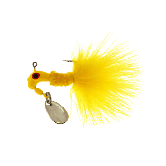 ROAD RUNNER MARABOU 2PK - YELLOW - 1/16OZ