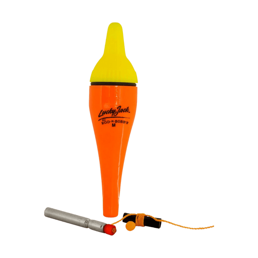 ROD-N-BOBBS LUCKY JACK BOBBER - RED - 4 1/2 INCH