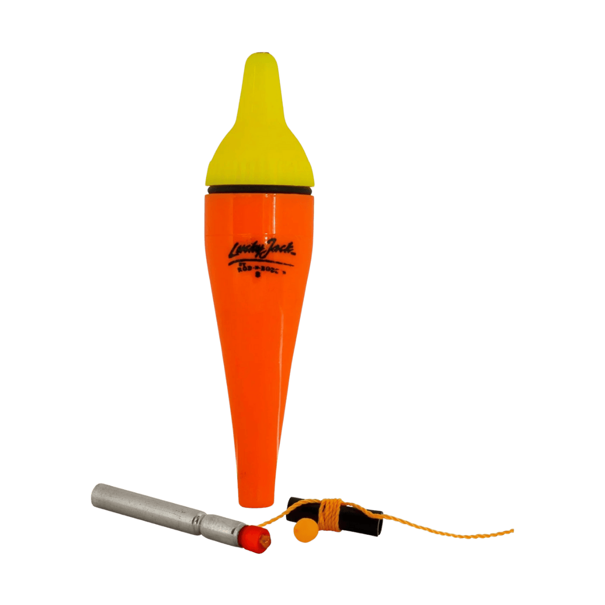 ROD-N-BOBBS LUCKY JACK BOBBER - RED - 3 1/2 INCH