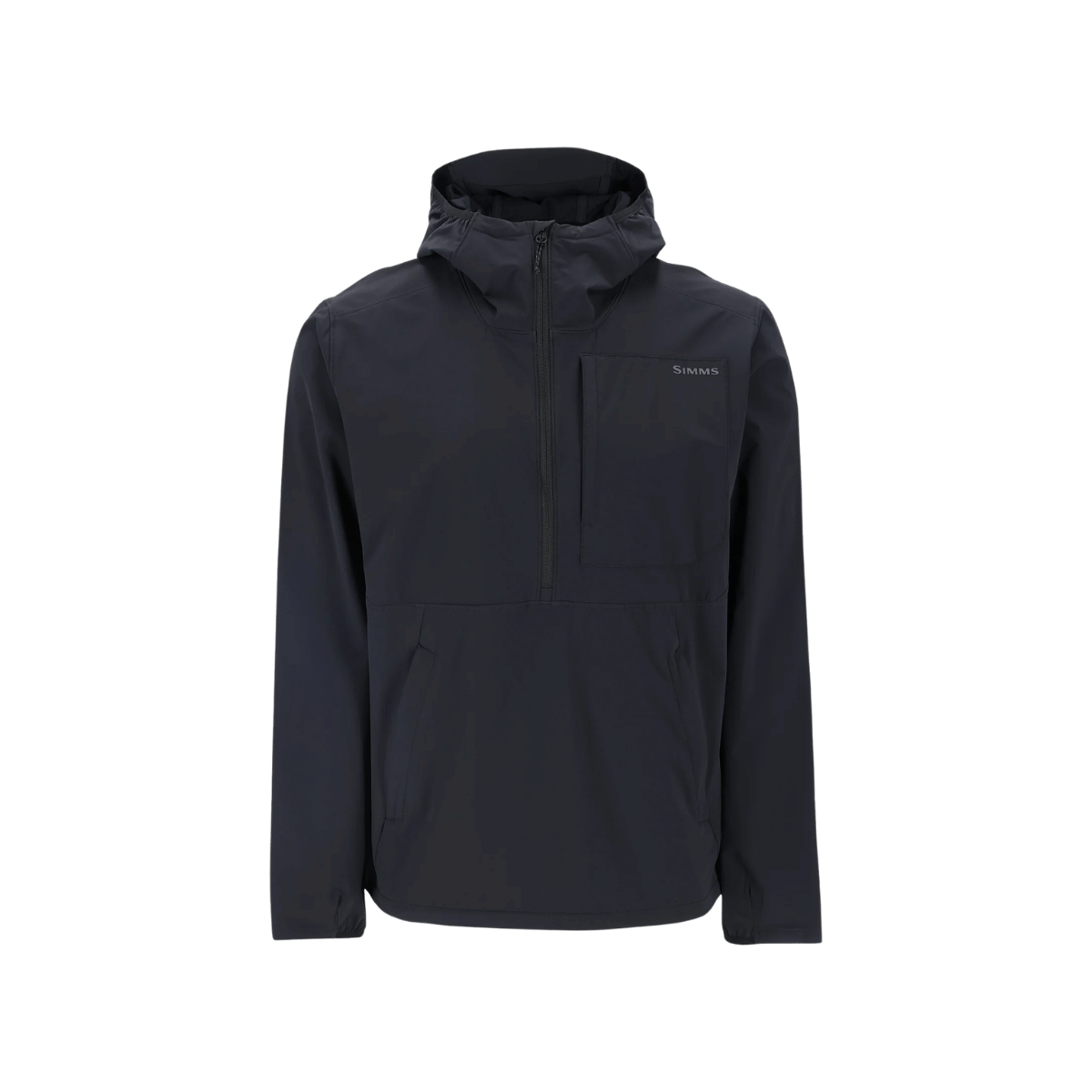 SIMMS MEN'S ROGUE FLEX 1/2 ZIP P/O - BLACK