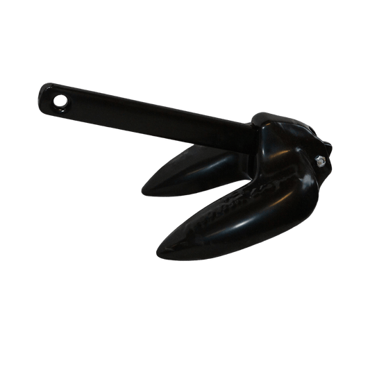 ROLOFF VINYL-COATED NAVY ANCHOR – 20 LBS – BLACK
