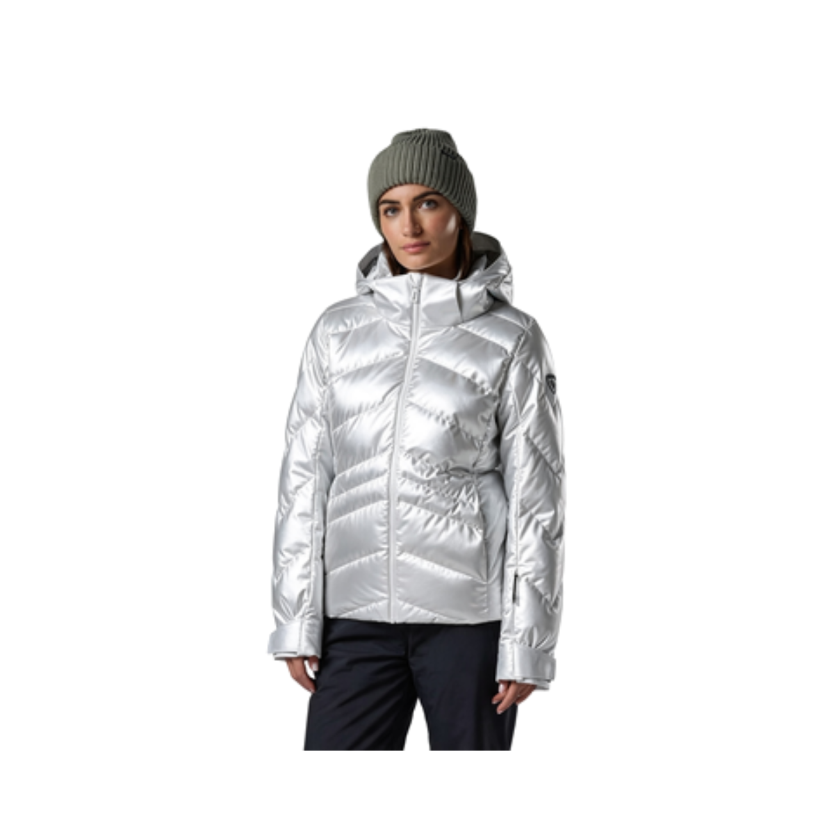 ROSSIGNOL W STACI NF INSULATED JKT SILVER PEARLY