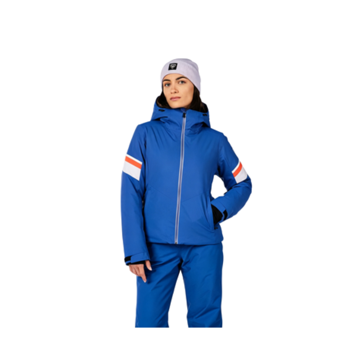 ROSSIGNOL W STRAWPILE INSULATED SKI JKT WINDWARD BLUE