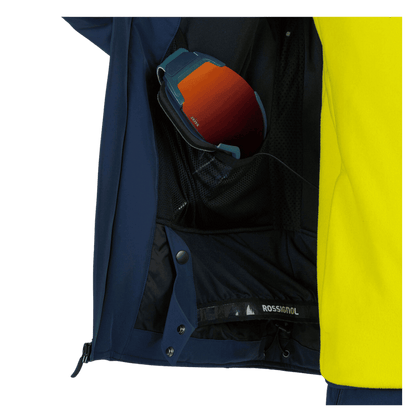 ROSSIGNOL MEN'S BLACKSIDE SKI JACKET - DARK NAVY - INSIDE POCKET
