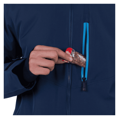 ROSSIGNOL MEN'S BLACKSIDE SKI JACKET - DARK NAVY - POCKET