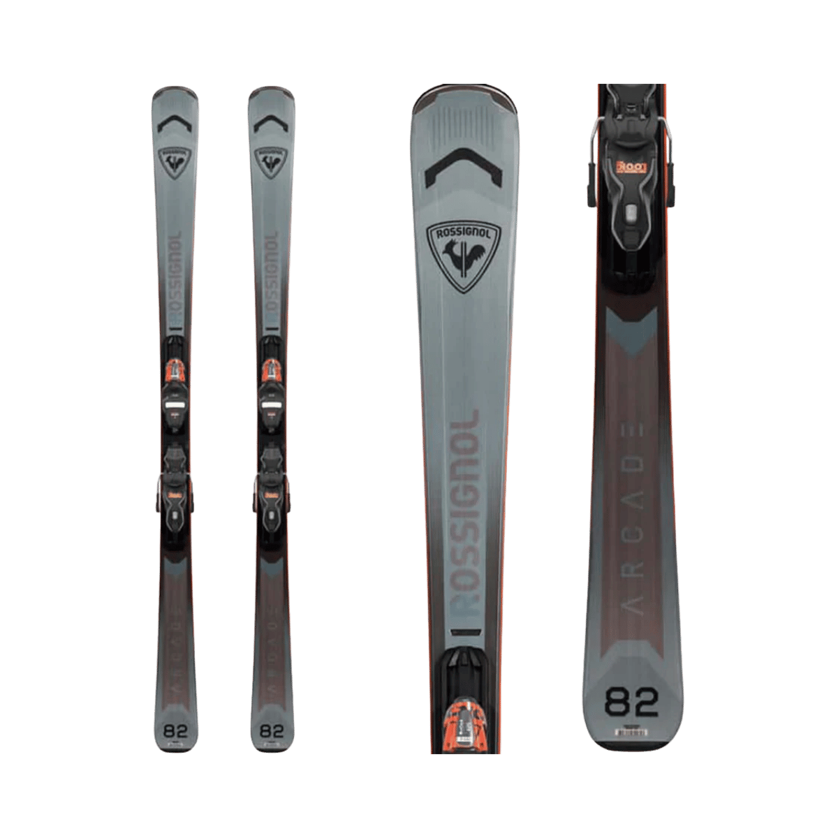 ROSSIGNOL ARCADE 82 W/ XPRESS 11 GW - BLACK/ORANGE