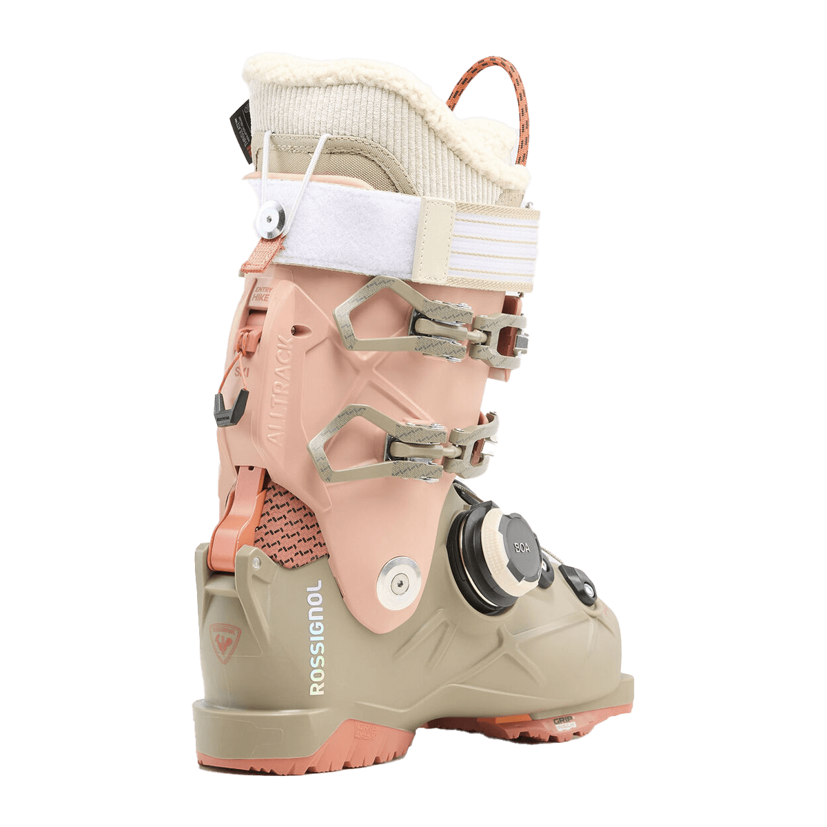 ROSSIGNOL WOMEN'S ALLTRACK 90 BOA GW SKI BOOTS 2025 REAR VIEW