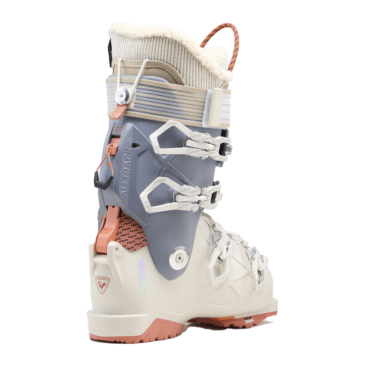 ROSSIGNOL WOMEN'S ALLTRACK PRO 90 GW SKI BOOTS 2025 REAR VIEW