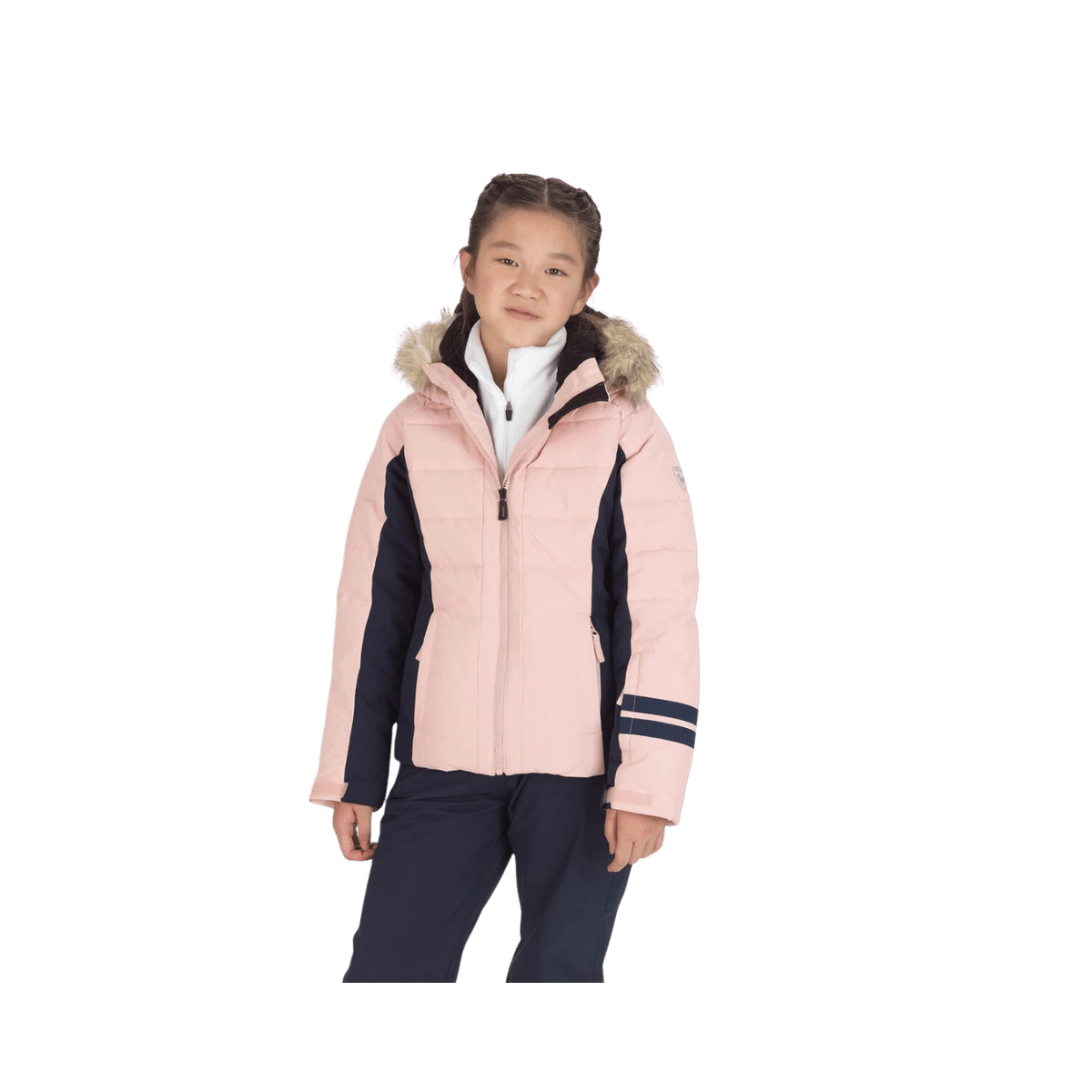 ROSSIGNOL YG POLYDOWN SKI JACKET BICOLOR