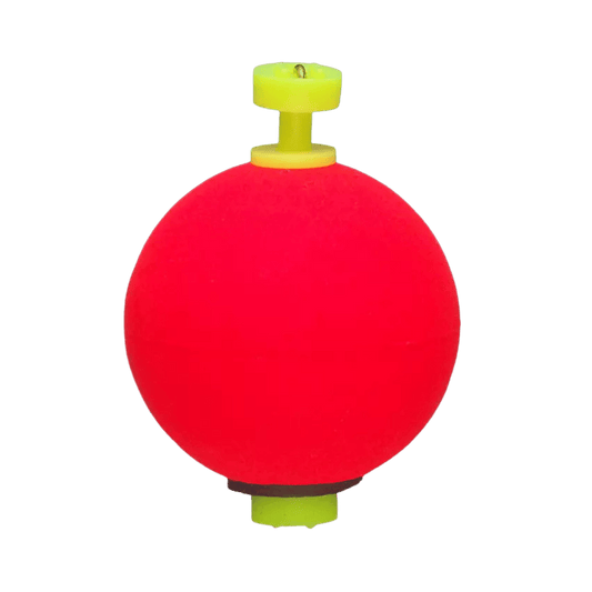 COMAL ROUND SNAP-ON BOBBER - RED