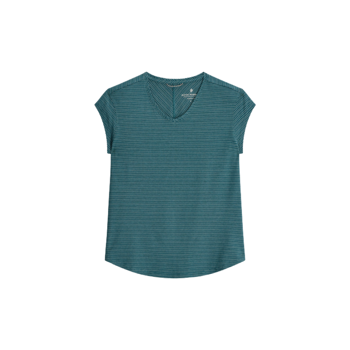 ROYAL ROBBINS WOMENS SS VACATIONER V-NK BALSAM STR