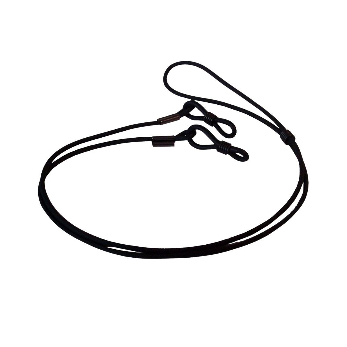 FLYING FISHERMAN RUBBERIZED RETAINER - BLACK