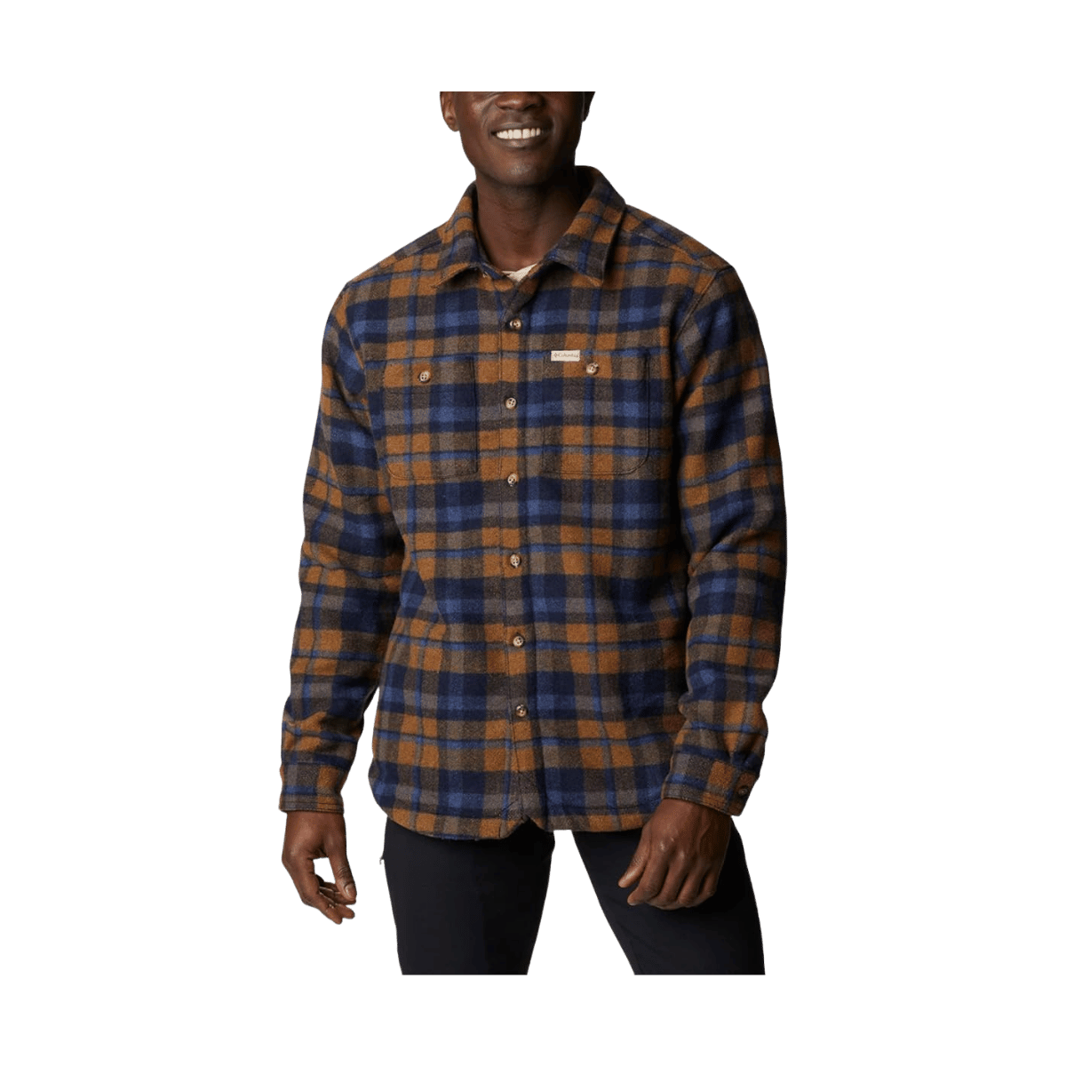 COLUMBIA MEN'S WINDWARD RUGGED SHIRT JACKET - COLLEGIATE NAVY