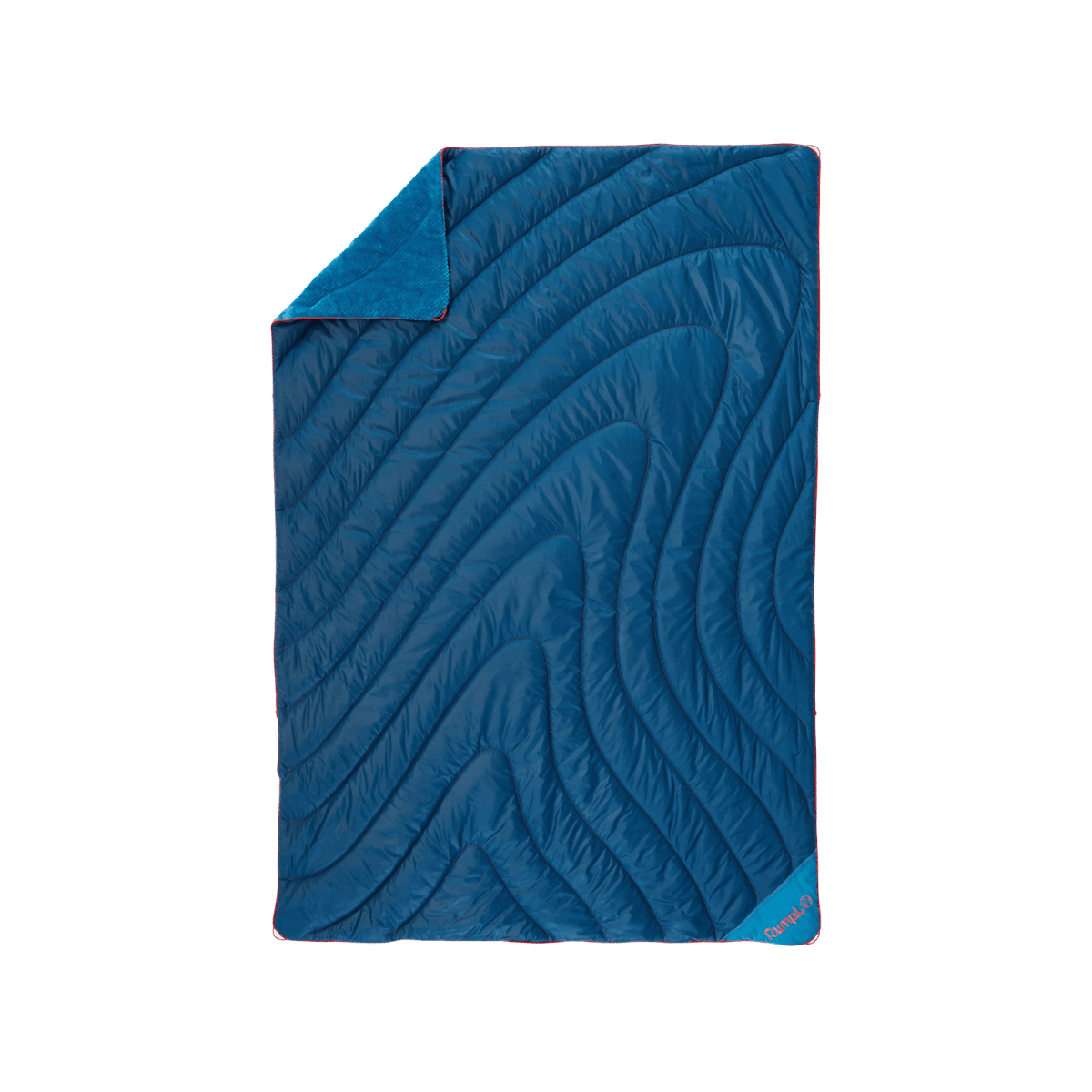 RUMPL FLEECE PUFFY, DEEPWATER, FRONT ANGLE