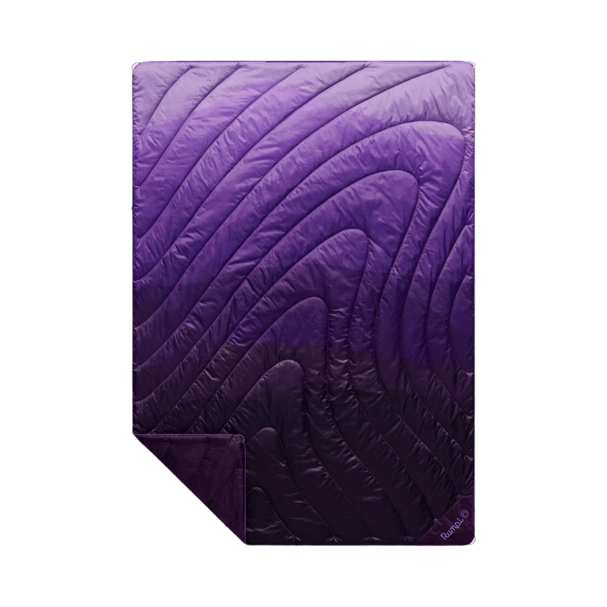 RUMPL ORIGINAL PUFFY BLANKET 1P DEEP VIOLET