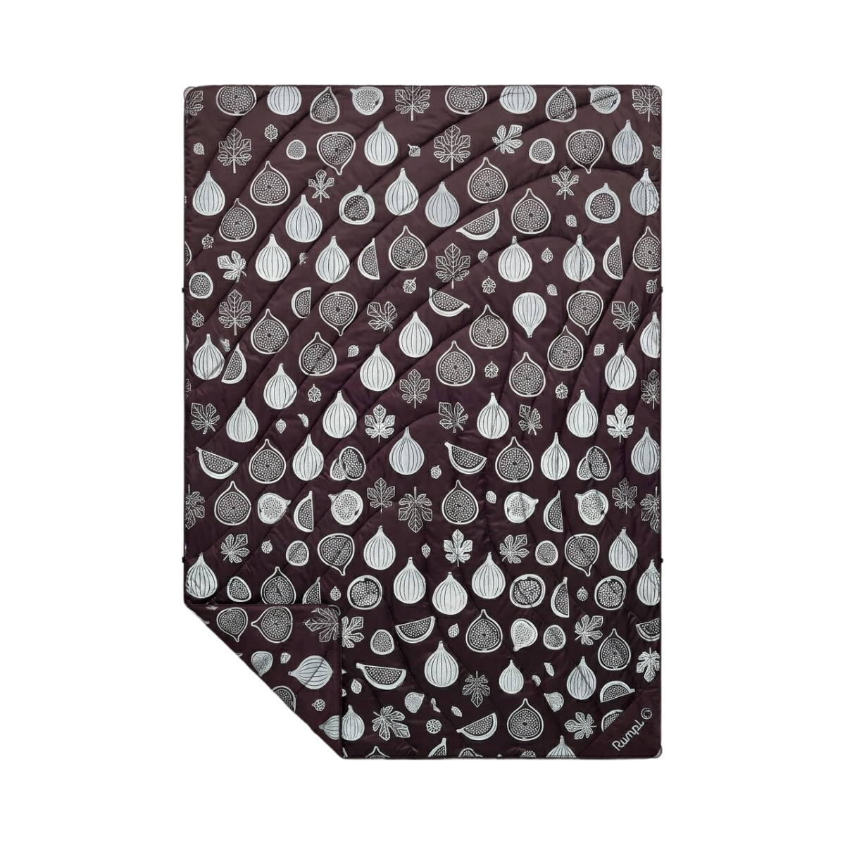 RUMPL ORIGINAL PUFFY BLANKET 1P FIG RETRO REFECTION