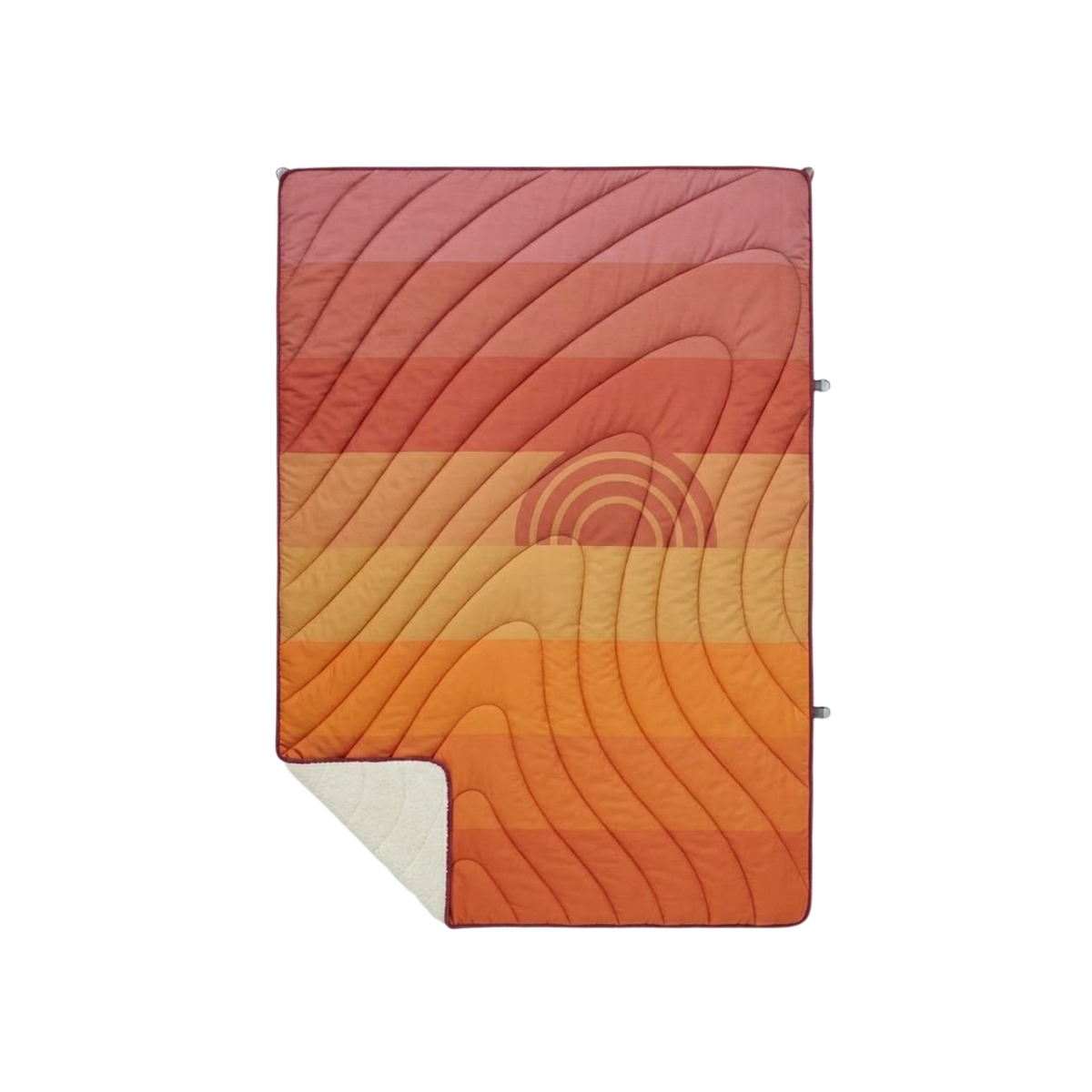 RUMPL SHERPA PUFFY BLANKET C.O. RETRO SUNSET
