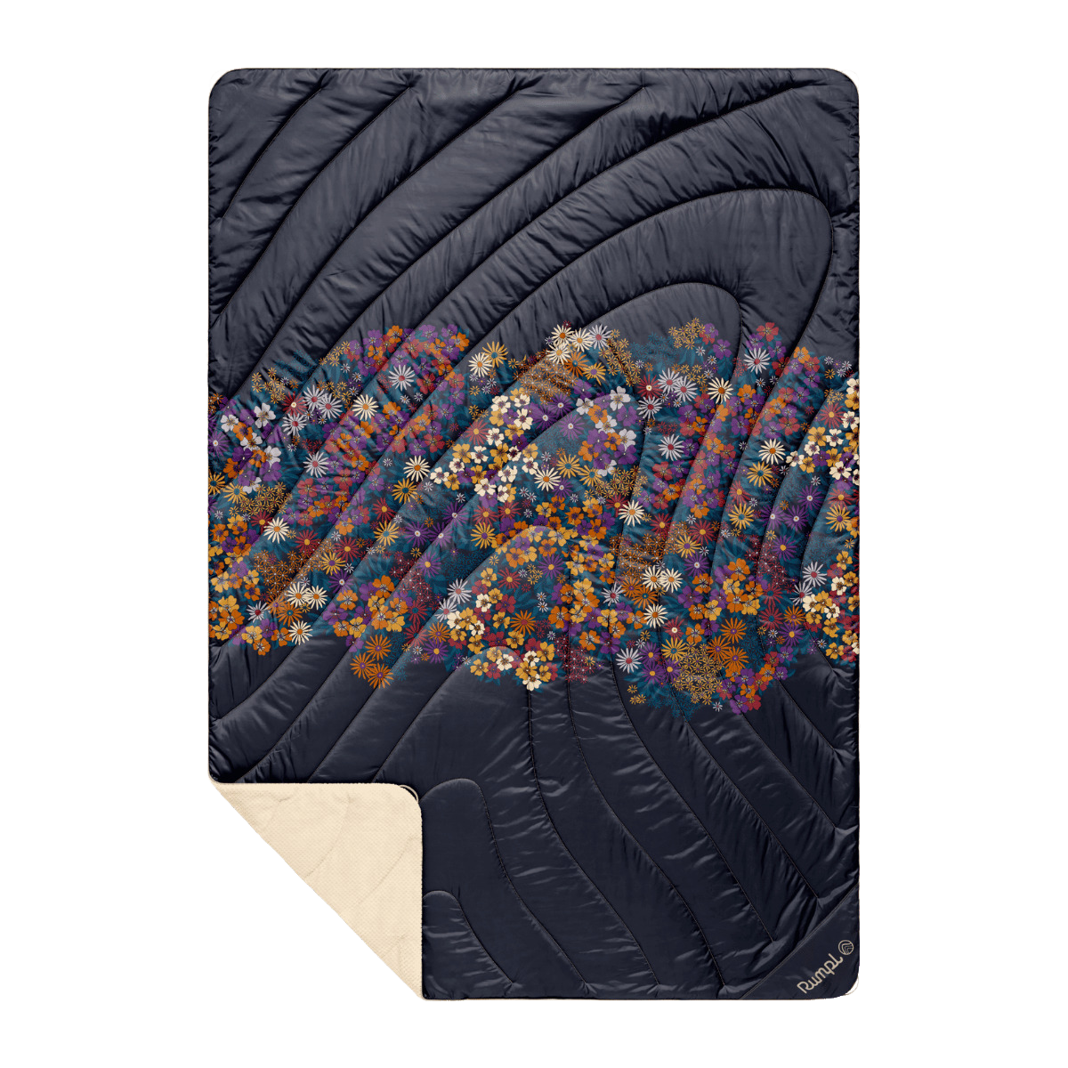 RUMPL FLEECE PUFFY MIDNIGHT BLOOM