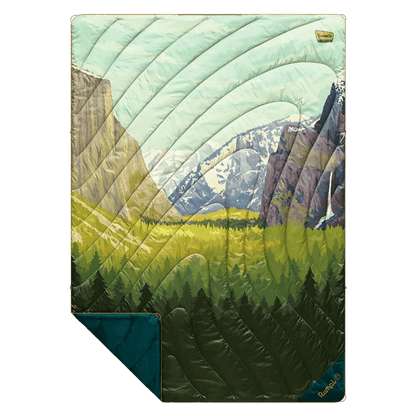 RUMPL ORIGINAL PUFFY BLANKET - YOSEMITE NATIONAL PARK_FRONT ANGLE