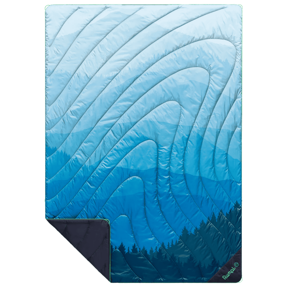 RUMPL ORIGINAL PUFFY BLANKET - BLUE RIDGE FADE