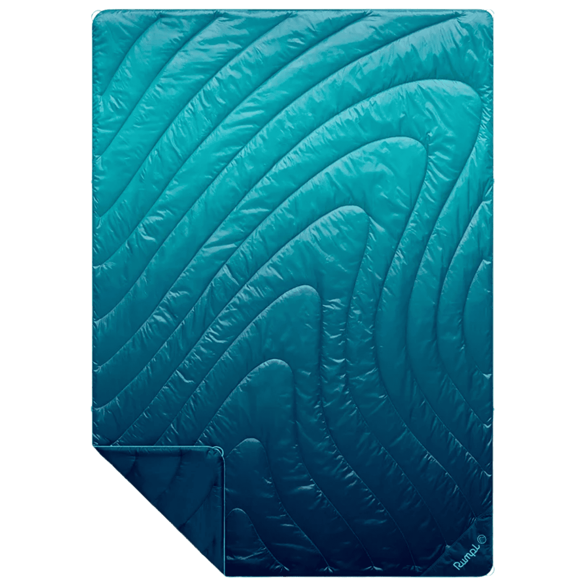 RUMPL ORIGINAL PUFFY BLANKET - OCEAN FADE