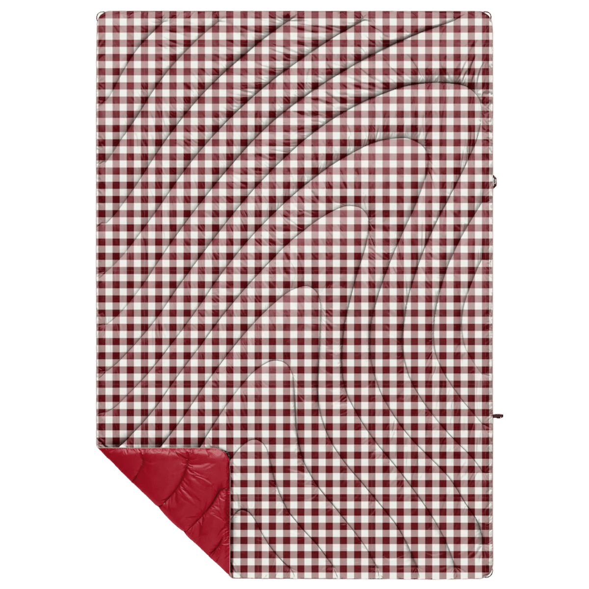 RUMPL ORIGINAL PUFFY BLANKET - RED GINGHAM