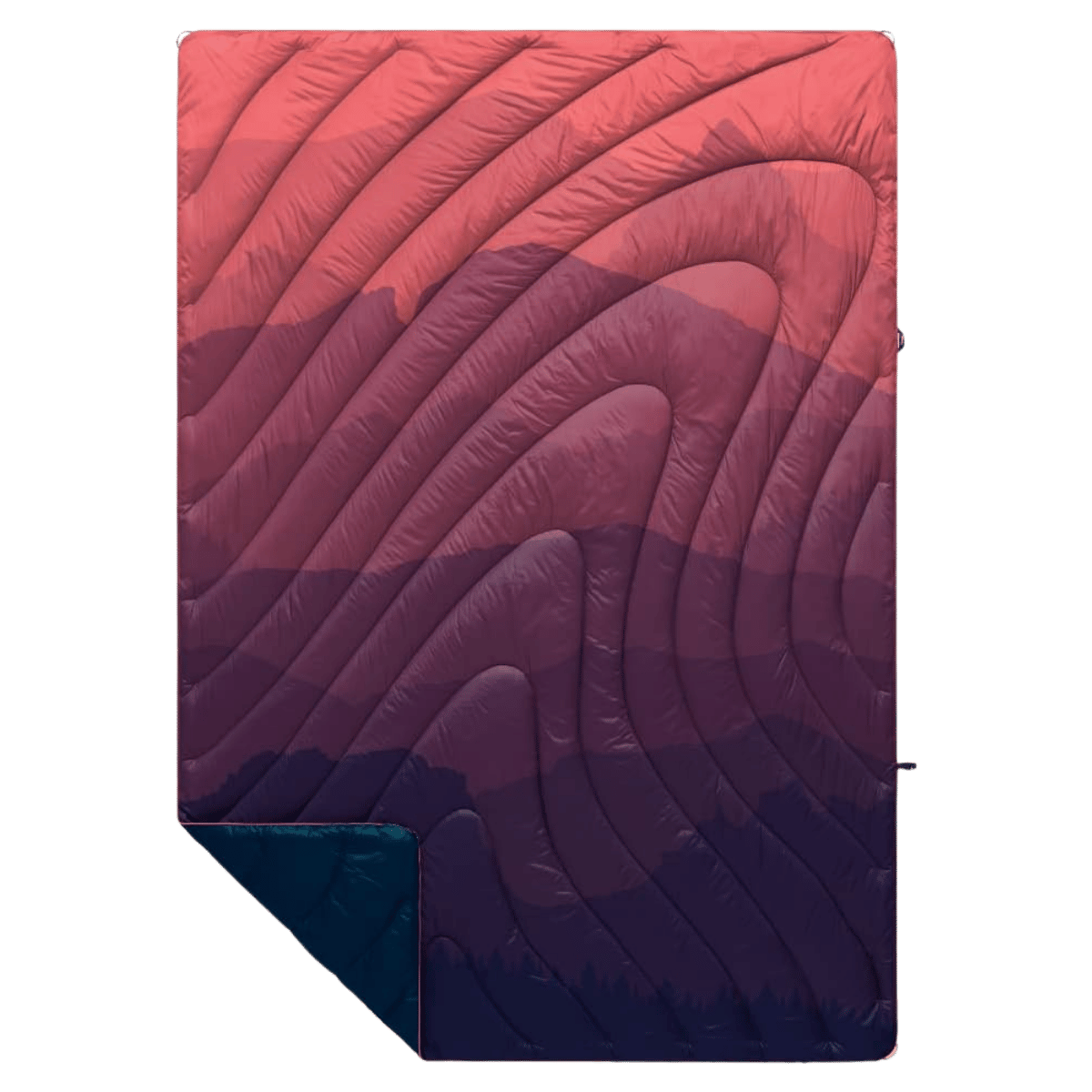 RUMPL ORIGINAL PUFFY BLANKET - ROCKY MOUNTAIN FADE
