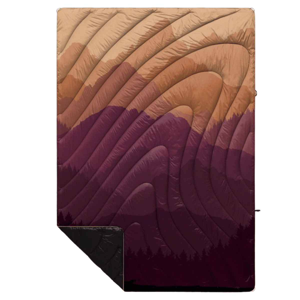 RUMPL ORIGINAL PUFFY BLANKET -  TETON FADE