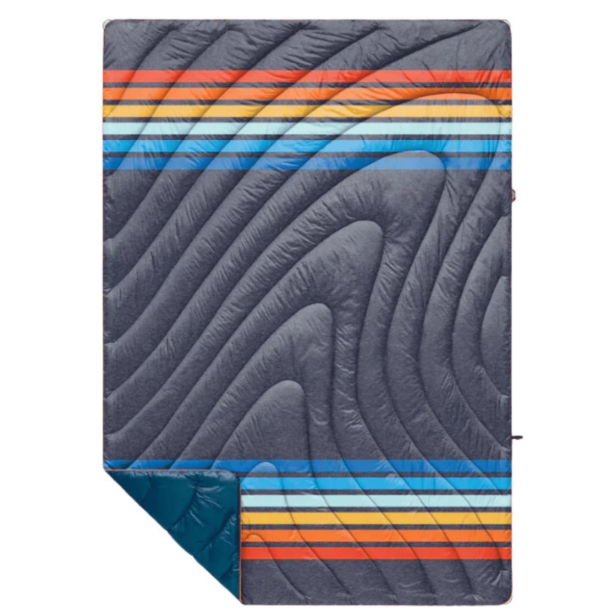 RUMPL ORIGINAL PUFFY BLANKET - COAST RETRO RAY