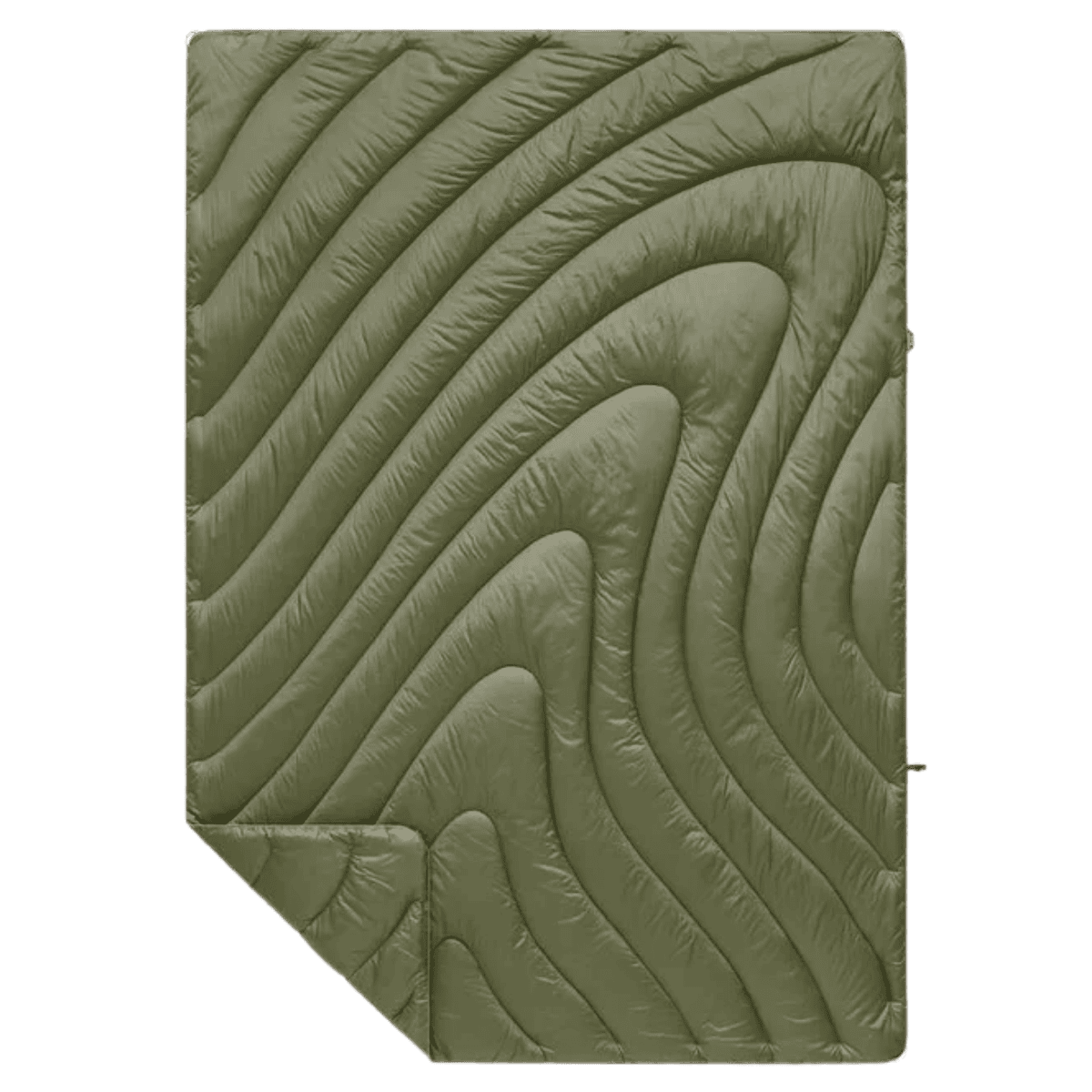 RUMPL ORIGINAL PUFFY BLANKET SOLID - CYPRESS