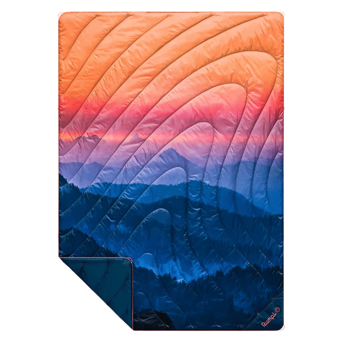 RUMPL ORIGINAL PUFFY BLANKET -ALPENGLOW