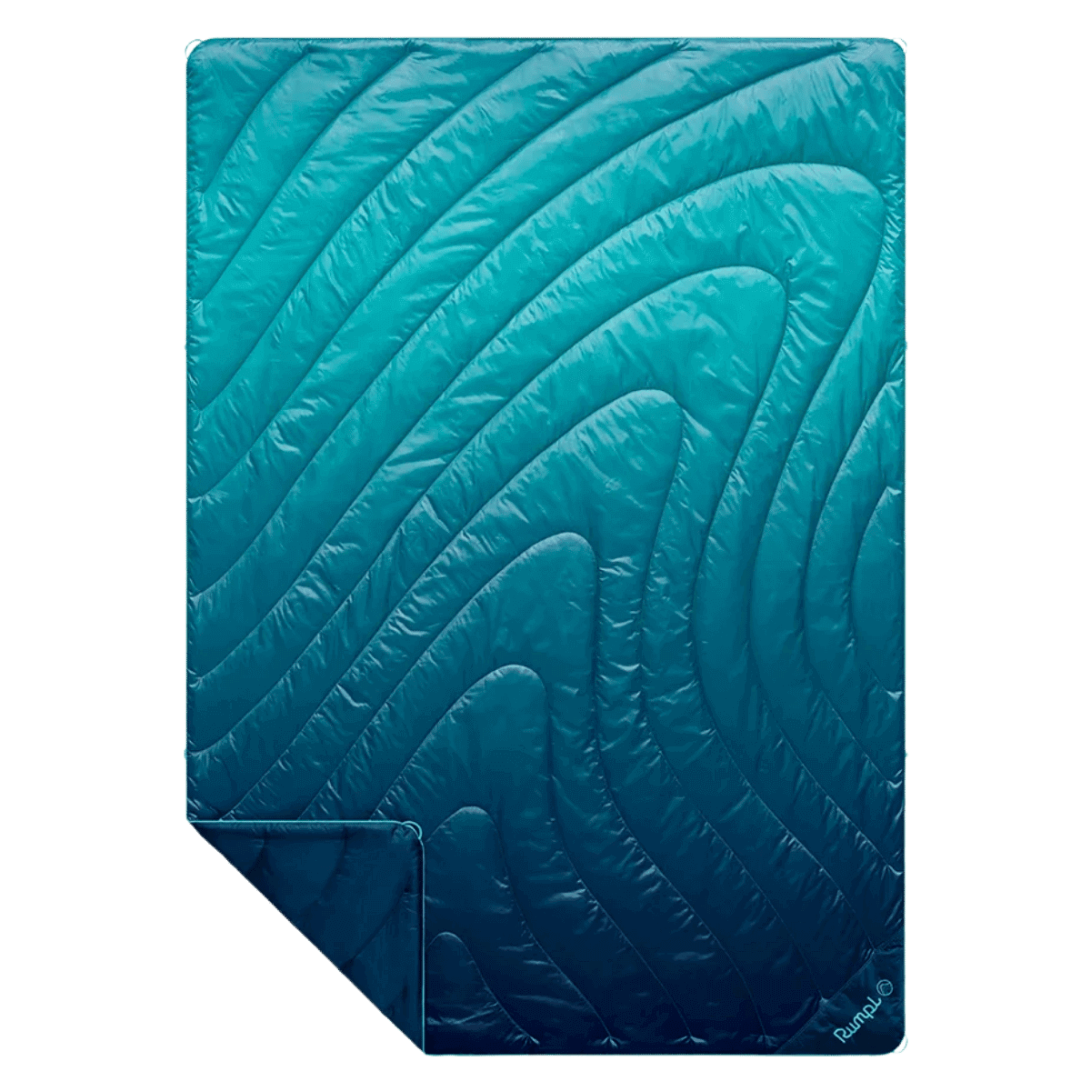 RUMPL ORIGINAL PUFFY BLANKET -OCEAN