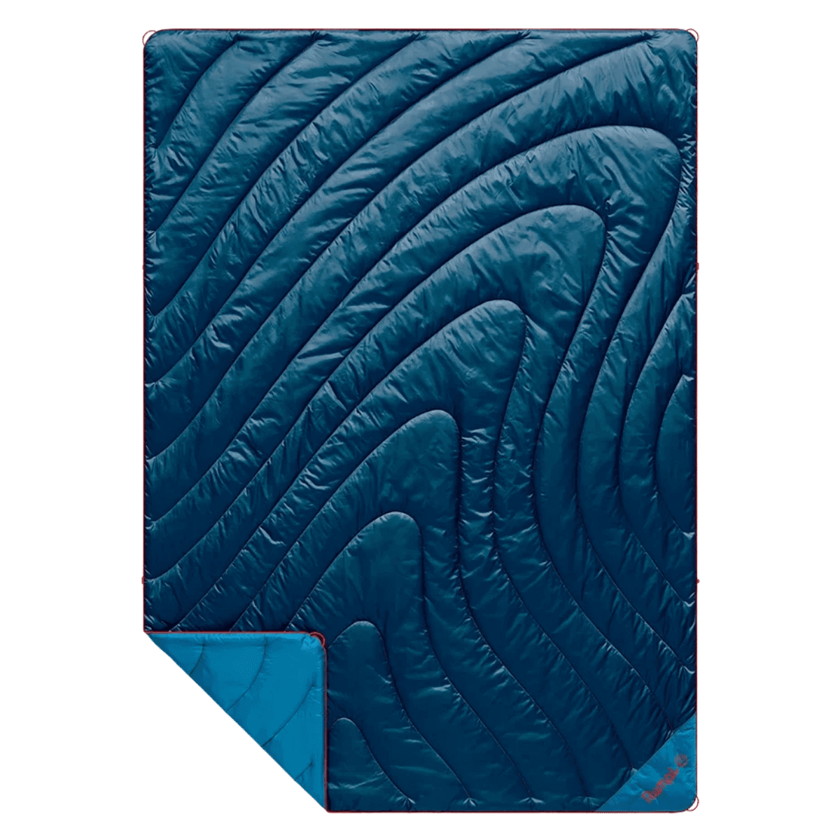 RUMPL ORIGINAL PUFFY BLANKET - DEEPWATER