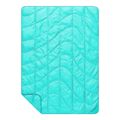 RUMPL TRAVEL PUFFY BLANKET - SEAFOAM