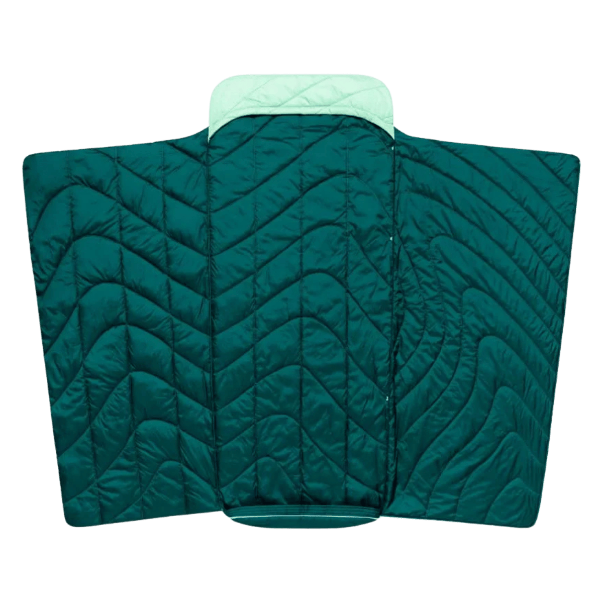 RUMPL WRAP SACK 20° SLEEPING BAG - CASCADE FADE - OPEN VIEW