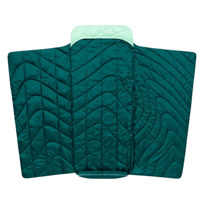 RUMPL WRAP SACK 20° SLEEPING BAG - CASCADE FADE - OPEN VIEW