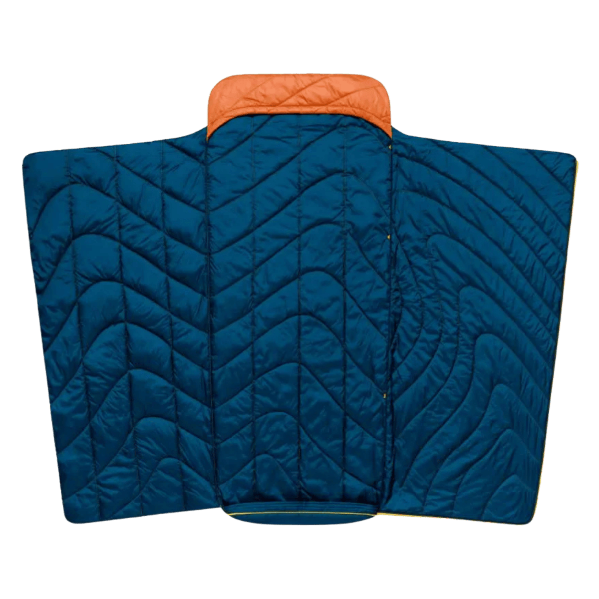 RUMPL WRAP SACK 20° SLEEPING BAG - BAJA FADE - OPEN VIEW
